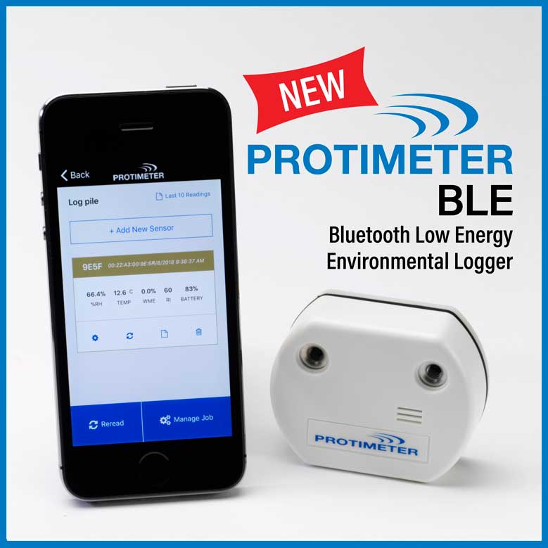 New Product Announcement | PROTIMETER BLE - Bluetooth Moisture Meter and Data Logger